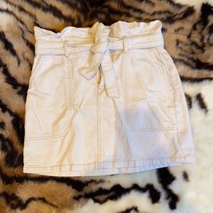 Free people paper bag skirt. High waisted